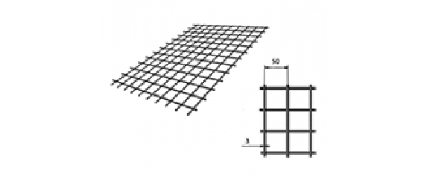 Сетка сварная (дорожная) 50х50х3мм 1х2м купить с доставкой в Малиново